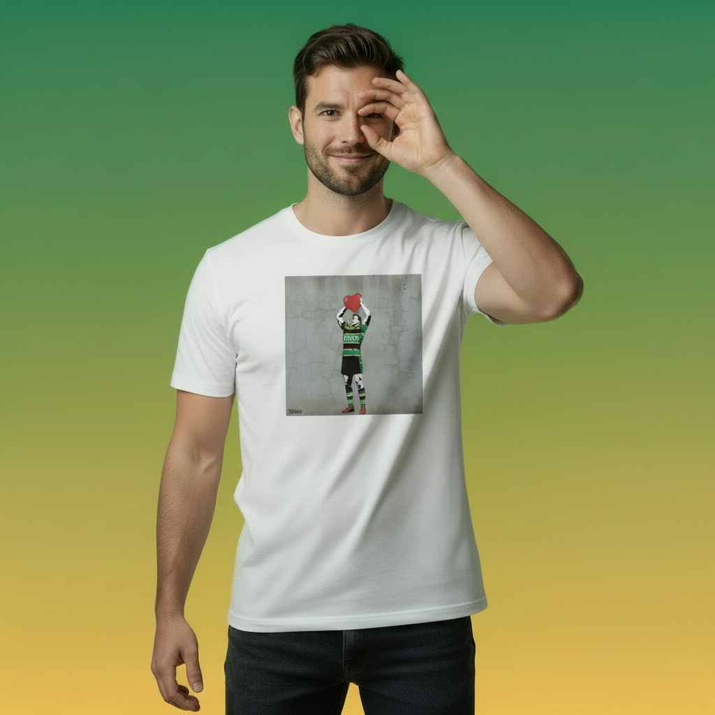 Northampton Saints Hooker Street Art Rugby T‑Shirt