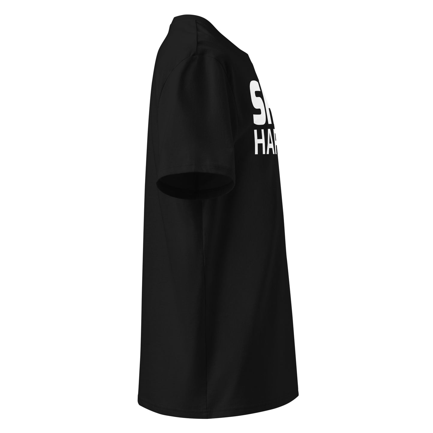 Schiff Happens black T-shirt right side – F1 meme tee inspired by Naomi Schiff, TheTeeShop