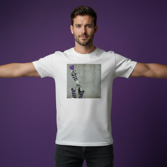Terenure College RFC Lineout Street Art Rugby T‑Shirt