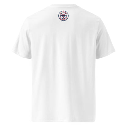 Back of the tee featuring TheTeeShop logo in Thai flag colours – subtle and stylish.
