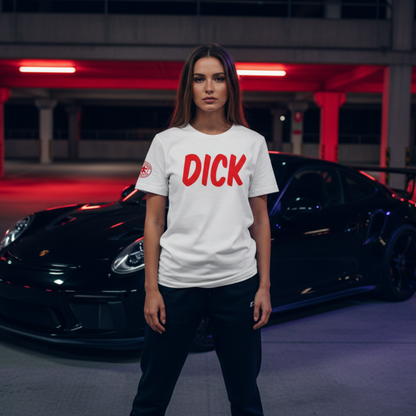 DICK (Red Lettering) Car Meet T-Shirt
