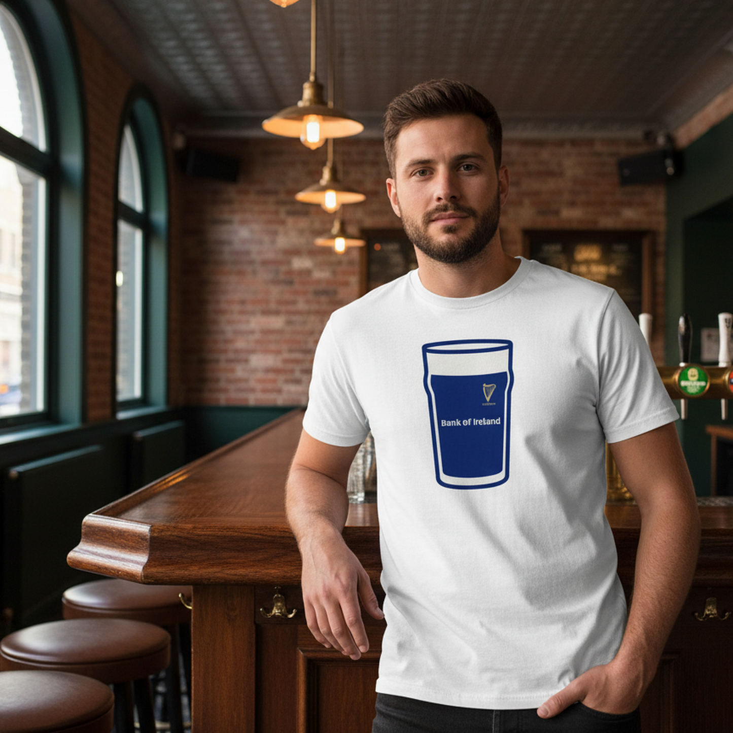 Leinster Mega Pint Rugby T-Shirt 2.0