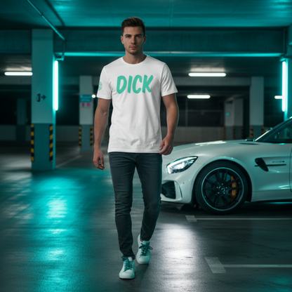 DICK (Teal Lettering) Car Meet T-Shirt