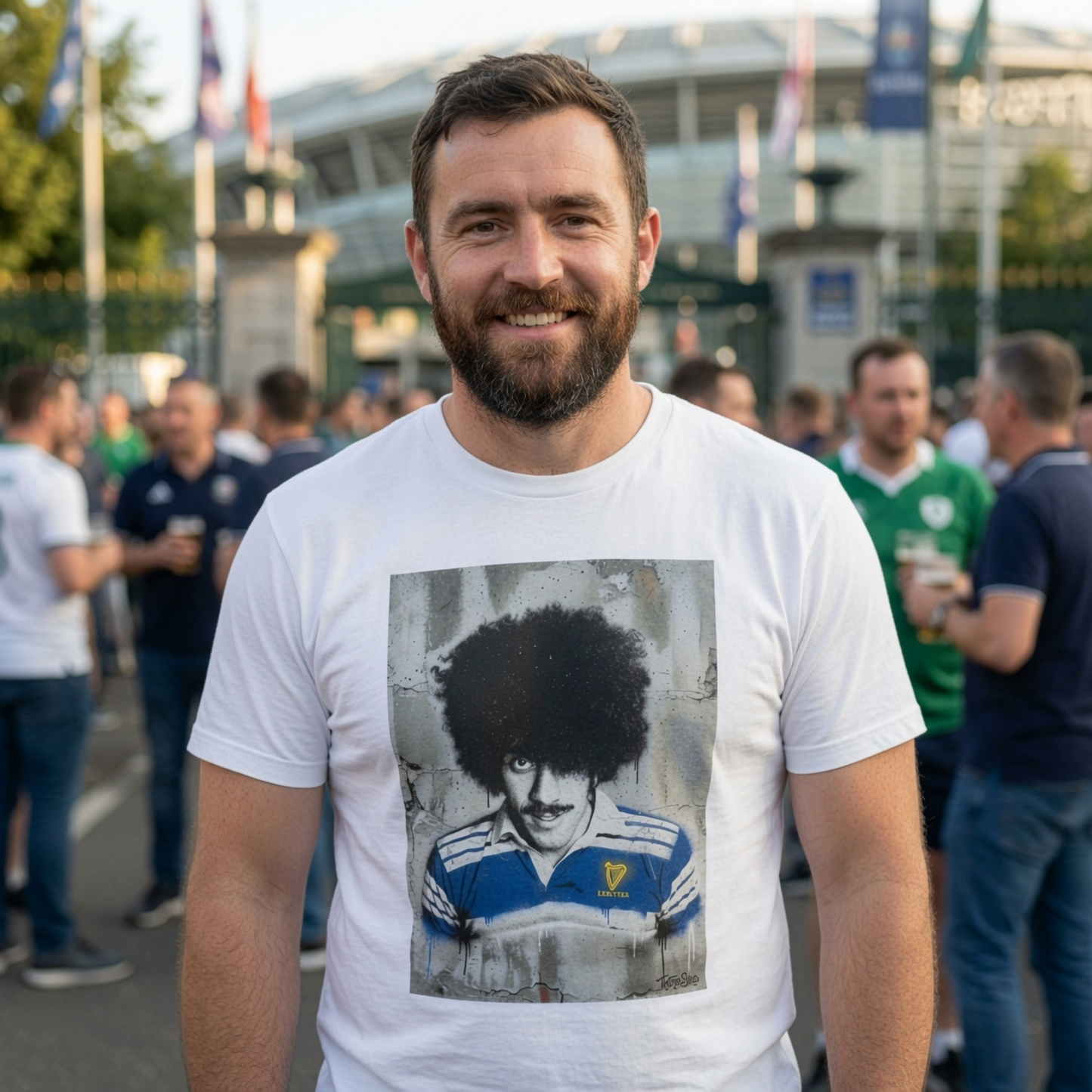 Leinster Legends - The Bassline Rebel Rugby T-Shirt
