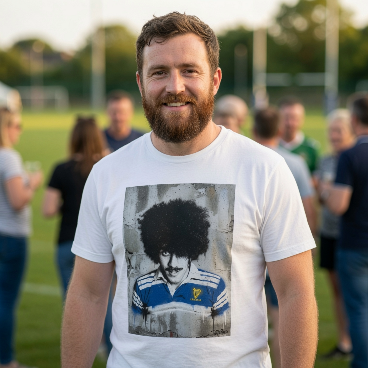 Leinster Legends - The Bassline Rebel Rugby T-Shirt