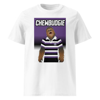 White Terenure College Rugby T-Shirt featuring Chewbacca 