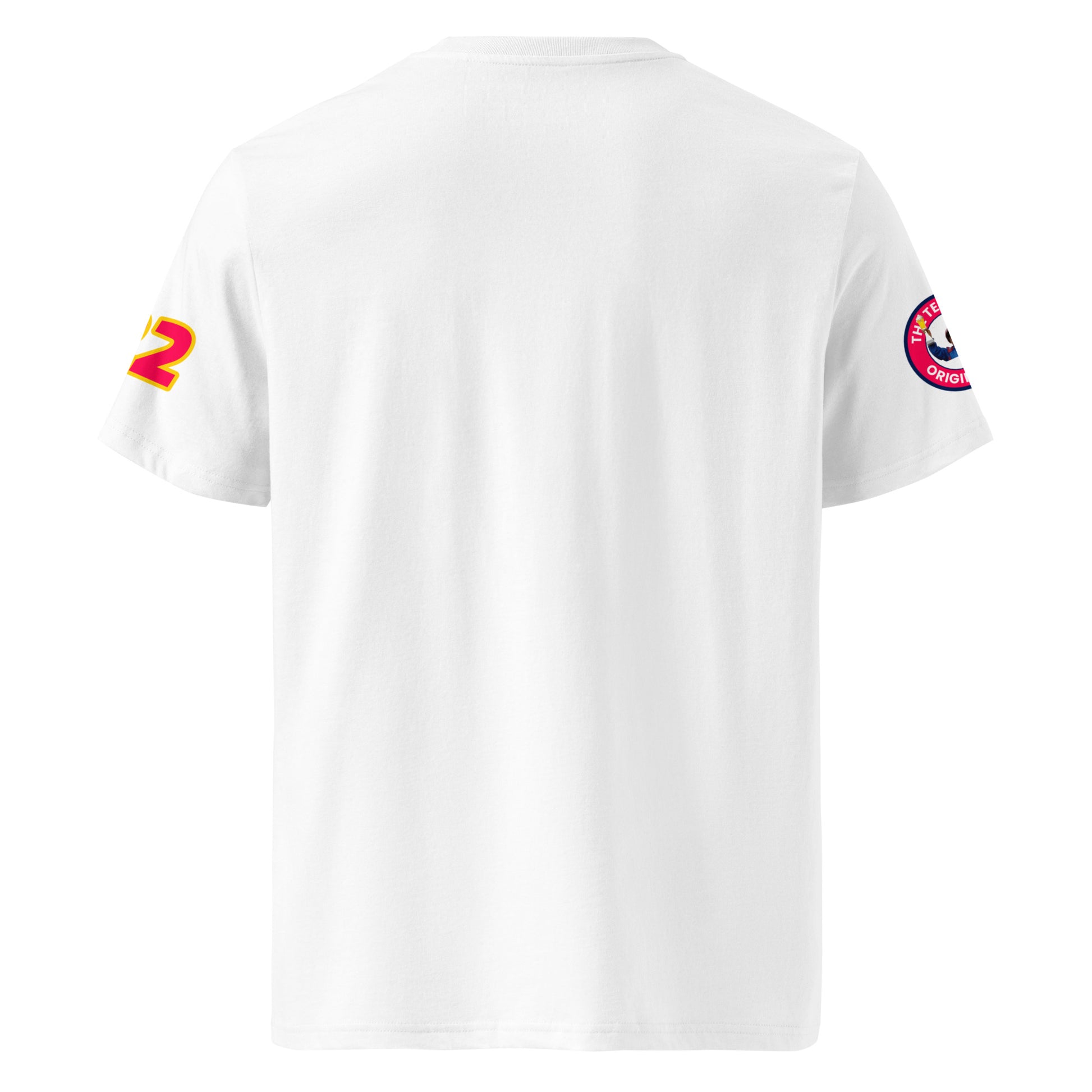 Rear view of the Yuki Tsunoda Red Bull T-Shirt in white, offering a full look at the stylish design.