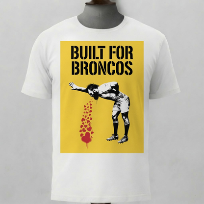 BUILT FOR BRONCOS Rugby T-Shirt - Yellow