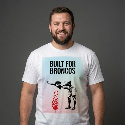 BUILT FOR BRONCOS Rugby T-Shirt - Mixed Pastel