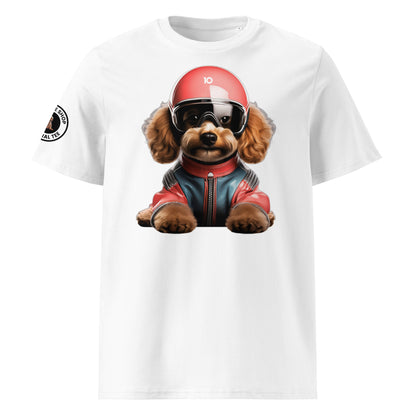 A front shot of the Simba Gasly T-Shirt in white.